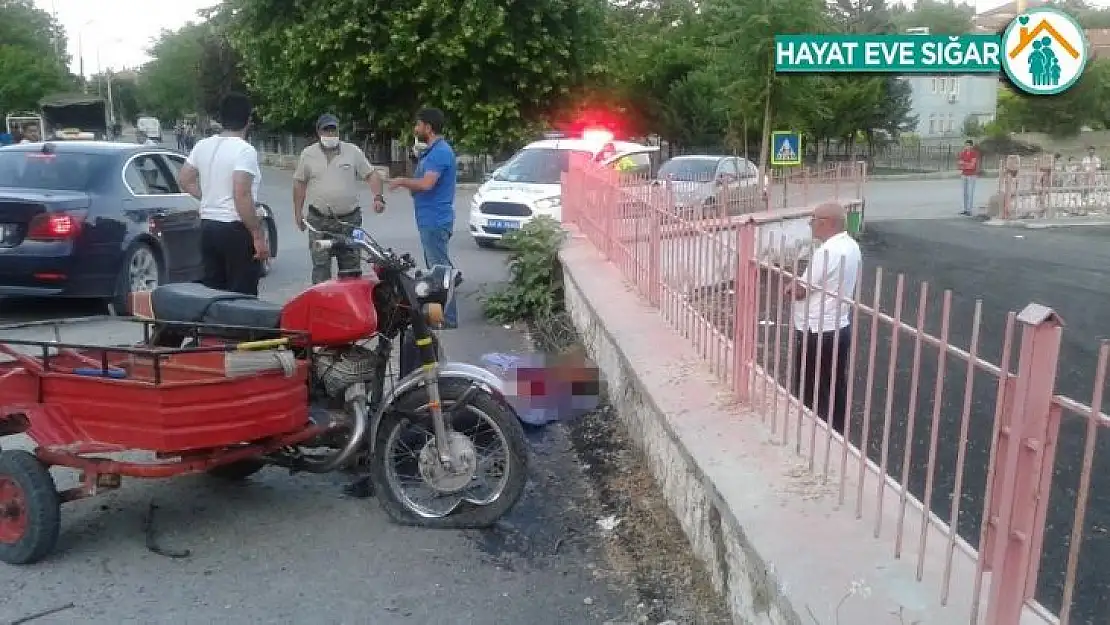 Malatya'da motosiklet kazası: 1 ağır yaralı