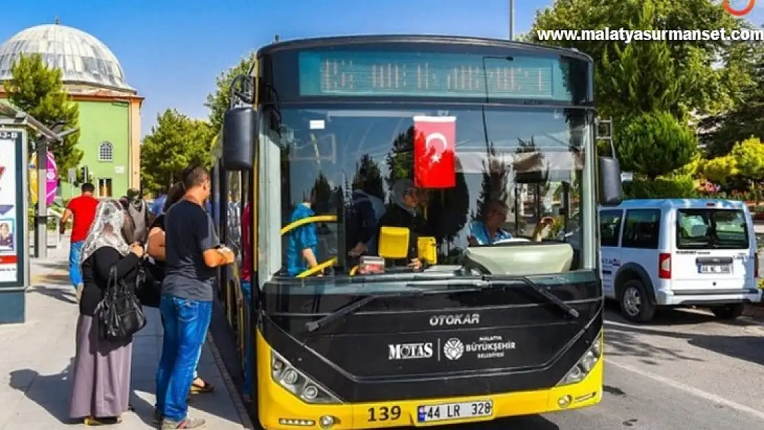 Malatya'da öğrenci ve öğretmenlere bir hafta toplu taşıma ücretsiz