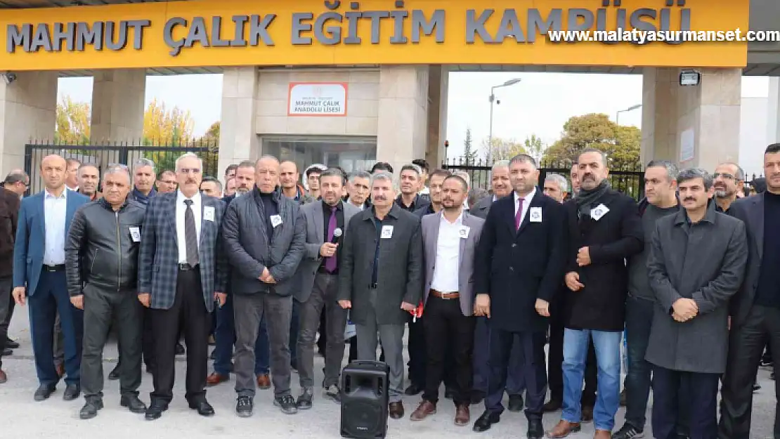 Malatya'da öğretmene yapılan şiddete kınama