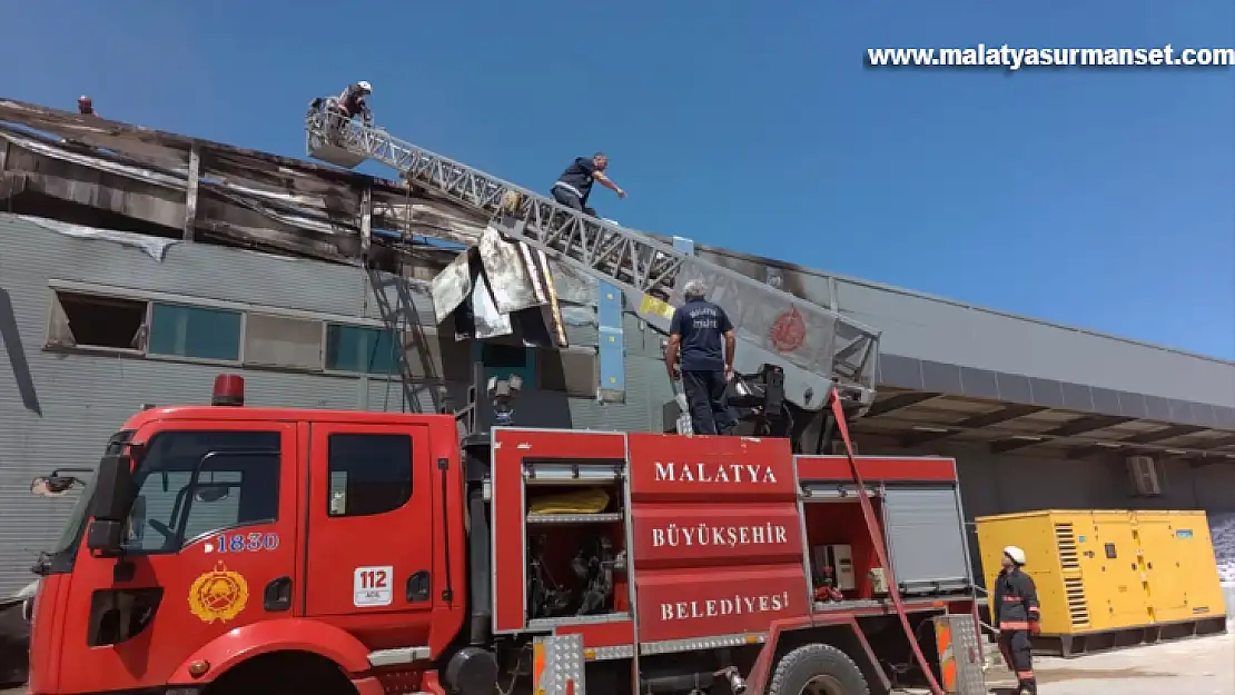 Malatya'da OSB'de çıkan yangınlar söndürüldü