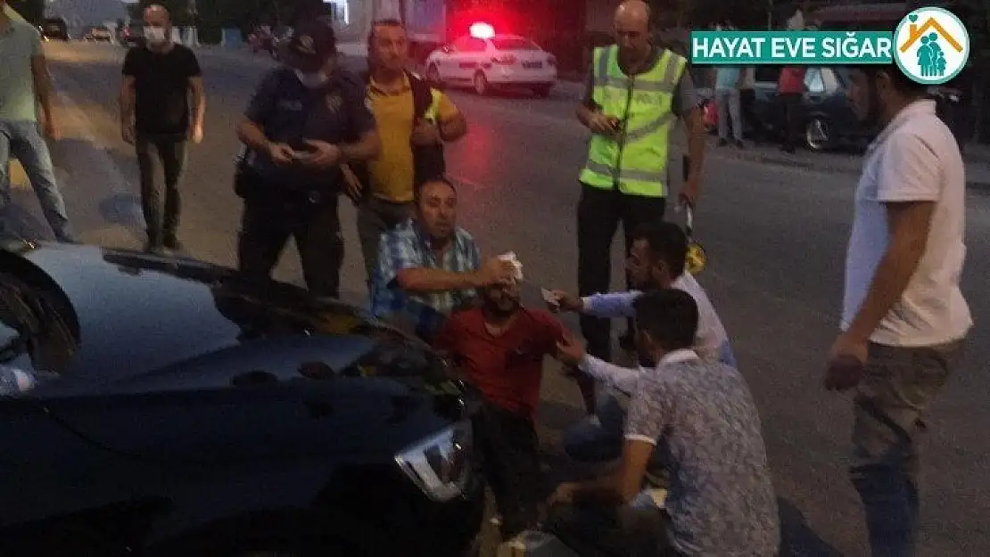 Malatya'da otomobil ile motosiklet çarpıştı: 1 yaralı