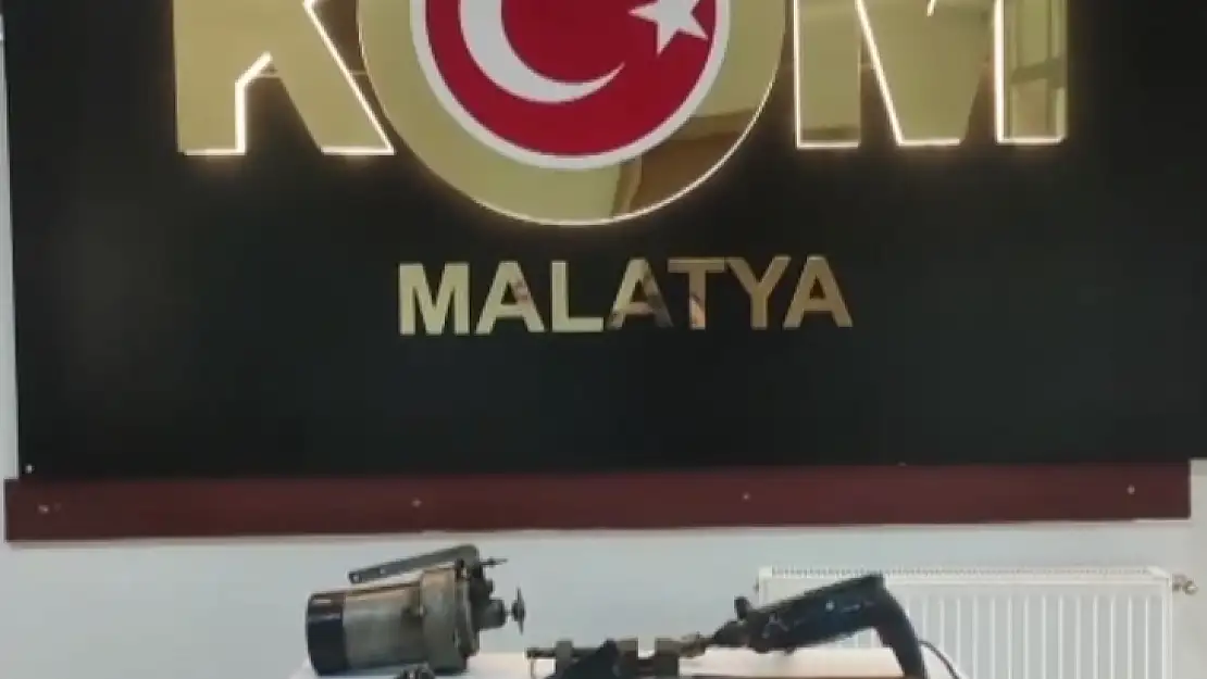 Malatya'da silah imalatı ve ticareti yapan 3 şüpheli yakalandı