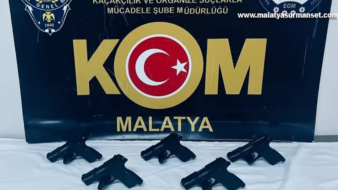 Malatya'da silah kaçakçılığı operasyonu: 1 gözaltı