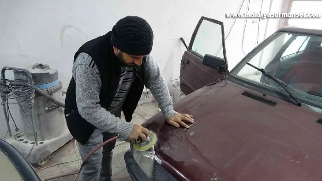 Malatya'da sis nedeniyle yaşanan kazalar kaportacılarda yoğunluk oluşturdu