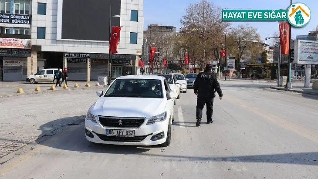 Malatya'da sokağa çıkma kısıtlamasına uyuluyor