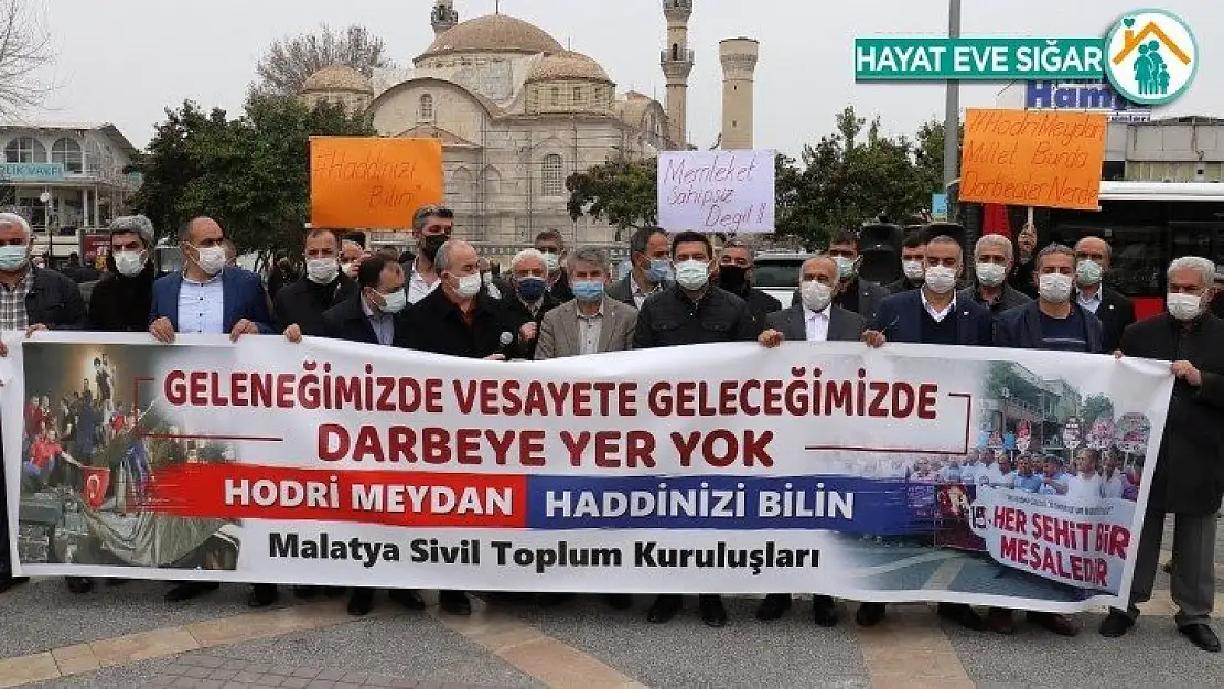 Malatya'da STK'lardan amirallerin bildirisine ortak tepki