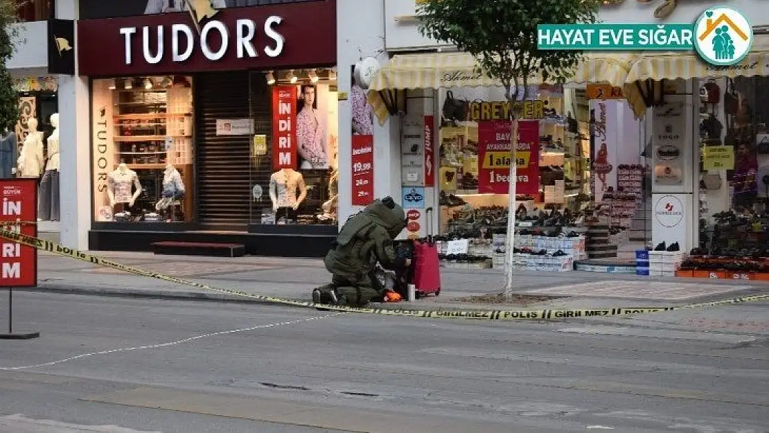 Malatya'da şüpheli valiz polisi alarma geçirdi