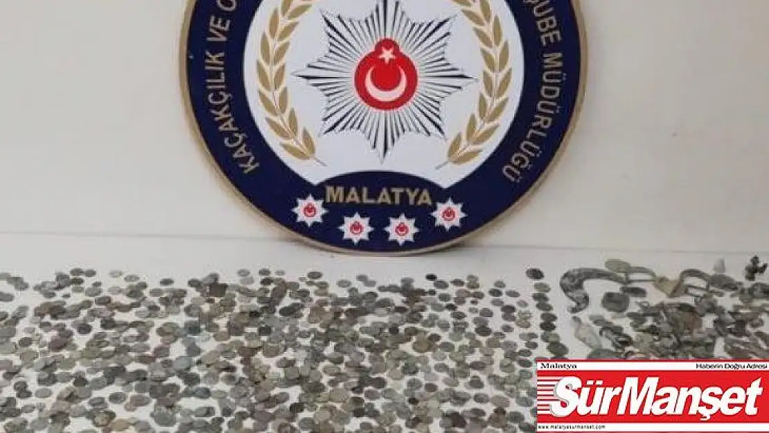 Malatya'da tarihi eser kaçakçılığı