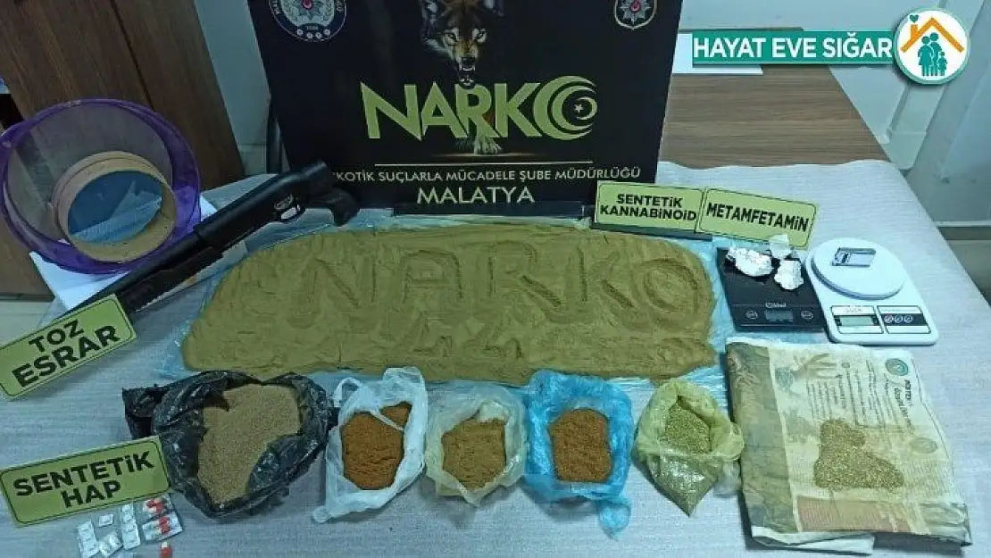Malatya'da torbacılara baskın