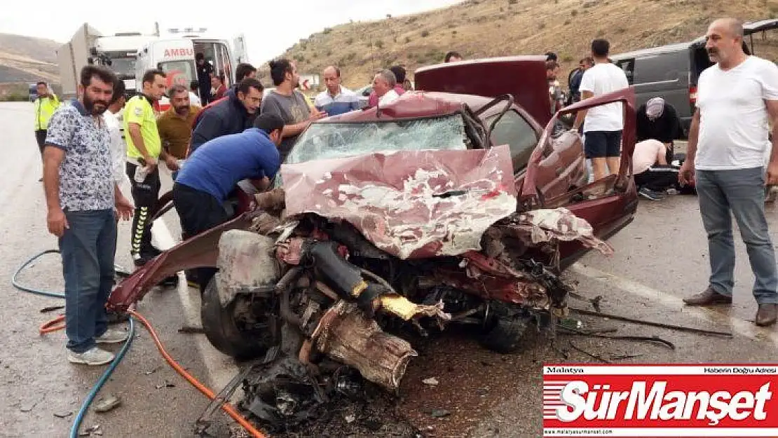 Malatya'da trafik kazası: 1 ölü, 7 yaralı