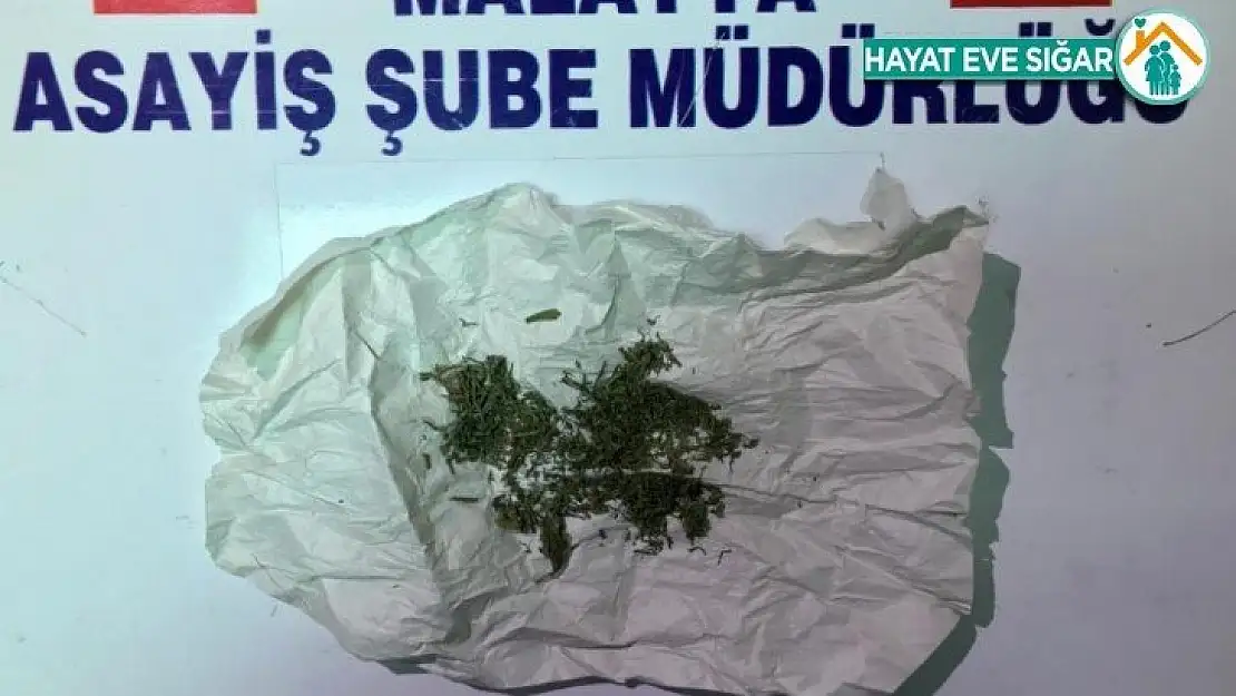 Malatya'da uyuşturucu operasyonu: 2 tutuklama