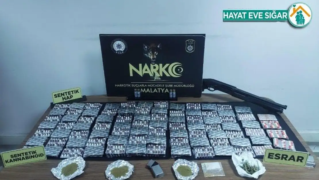 Malatya'da uyuşturucu operasyonu: 14 gözaltı