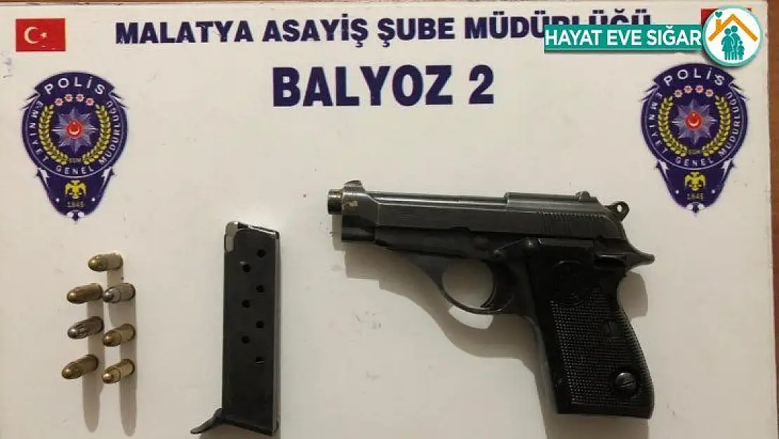 Malatya'da uyuşturucu ve silah ele geçirildi