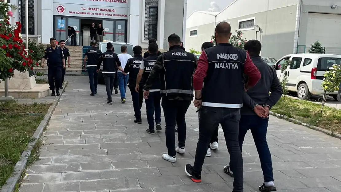 Malatya'da Uyuşturucuya Ağır Darbe 11 Gözaltı 10 Tutuklama