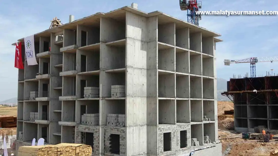 Malatya'daki 6 bin 458 deprem konutunda çalışmalar hızlandı