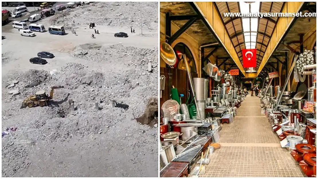 Malatya'daki Tarihi Bakırcılar Çarşısı'nın yapımına cumartesi günü başlanıyo