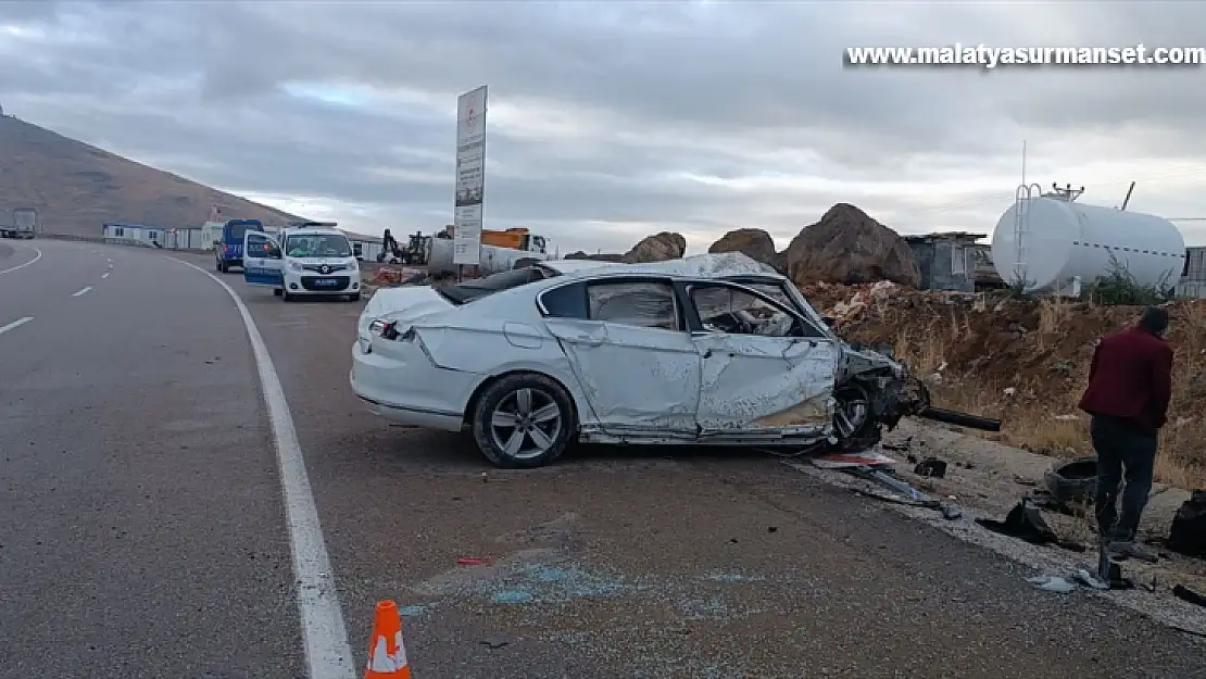 Malatya'daki trafik kazasında 3 kişi yaralandı