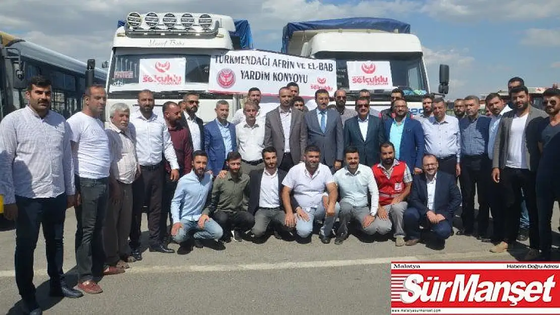 Malatya'dan Türkmenlere yardım eli