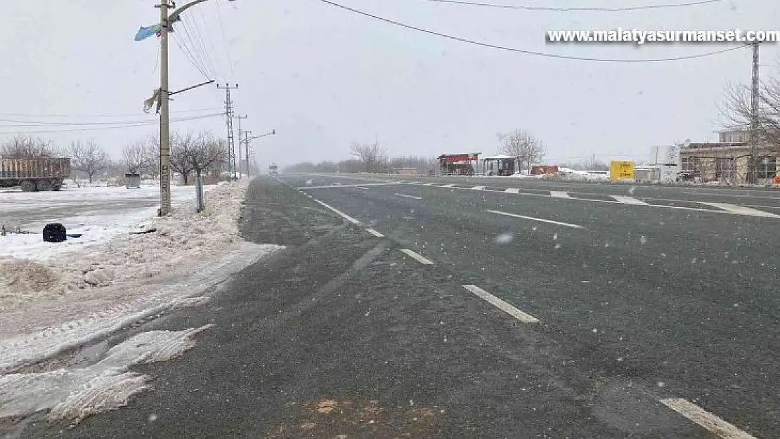 Malatya-Elazığ karayolunda ulaşım kontrollü sağlanıyor