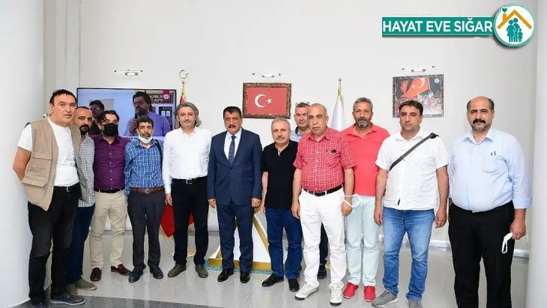 Malatya Gazeteciler Cemiyeti'nden Başkan Gürkan'a ziyaret