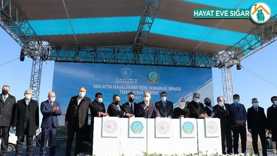 Malatya Havaalanı yeni terminal binasının temeli atıldı