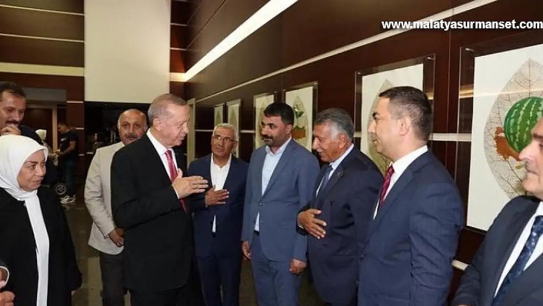 Malatya heyetinden Cumhurbaşkanı Erdoğan'a ziyaret