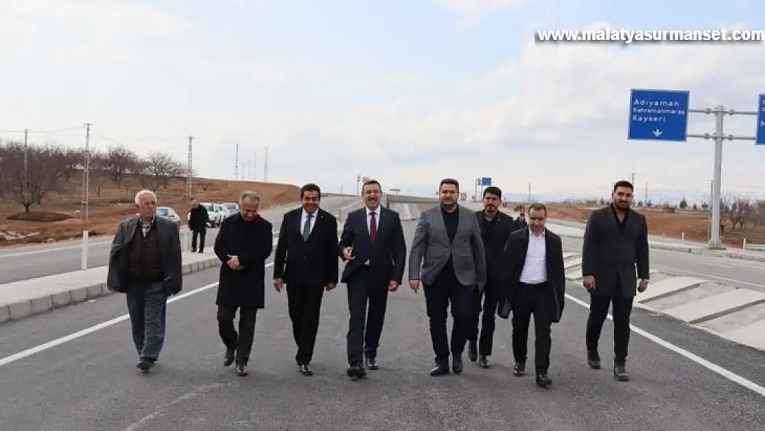 Malatya Kuzey Çevreyolu'nda 26,5 kilometrelik kısım trafiğe açıldı