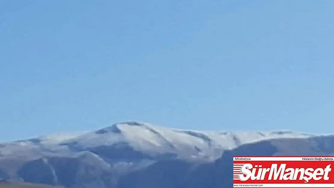 Malatya merkeze yılın ilk karı yağdı