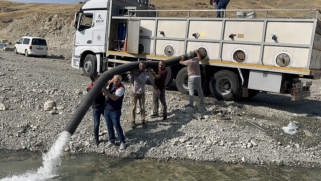 Malatya'nın Sularına 1 Milyon Balık Bırakıldı! İşte Detaylar