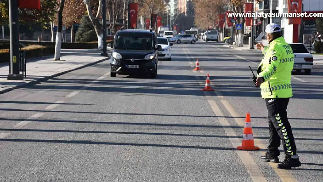 Malatya polisinden yılbaşı teyakkuzu