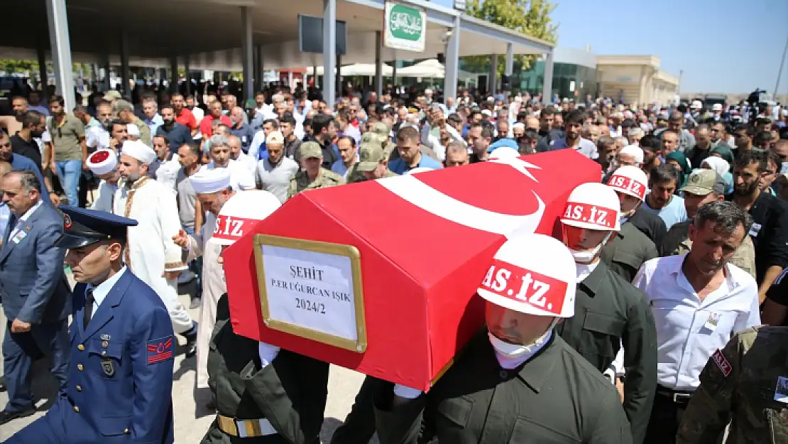 Malatya Şehit Evladını Sonsuzluğa Uğurladı