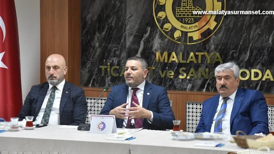 Malatya TSO'da hafriyatçı ve iş makinecilerin sorunları konuşuldu