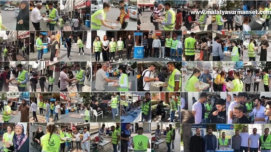 Malatya Ülkü Ocakları Vatandaşlara Lokum İkramında Bulundu