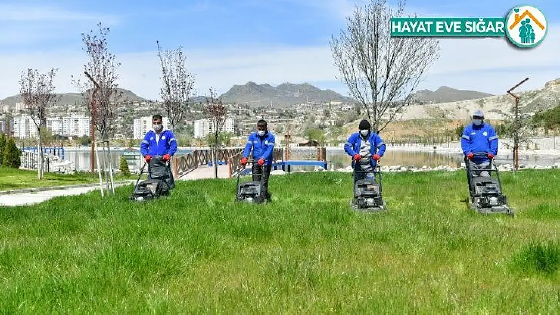 Mamak Belediyesi parkları yaza hazırlıyor