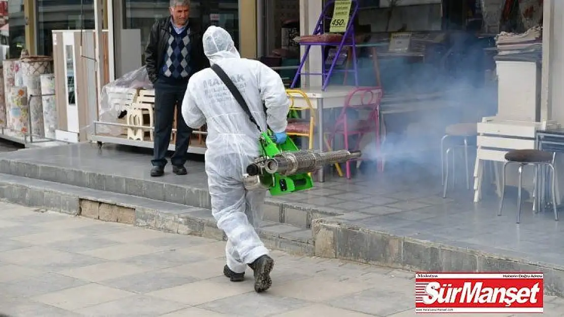 Mamak'ta 'sıcak sisleme' ile dezenfekte