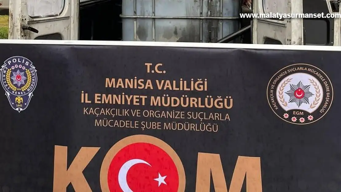 Manisa'da 3 bin litre kaçak akaryakıt ele geçirildi