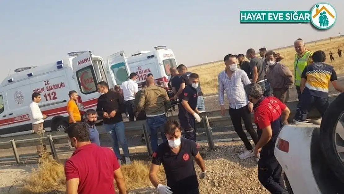 Mardin'de otomobil refüje uçtu: 1 ölü, 2 yaralı