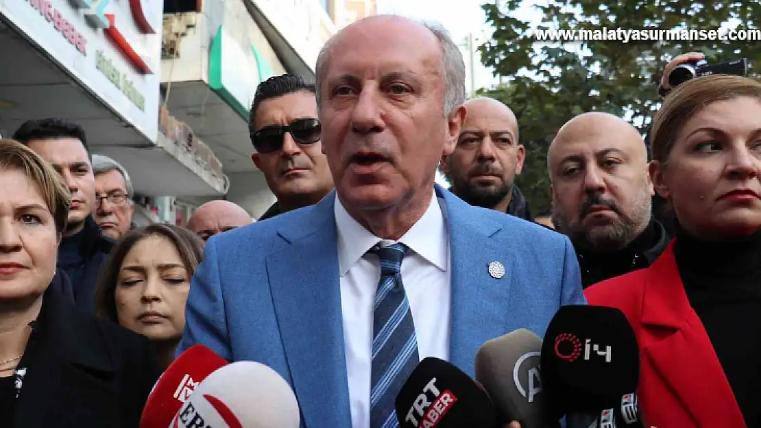 Memleket Partisi Genel Başkanı Muharrem İnce: '6'lı masanın da sicili bozuk'