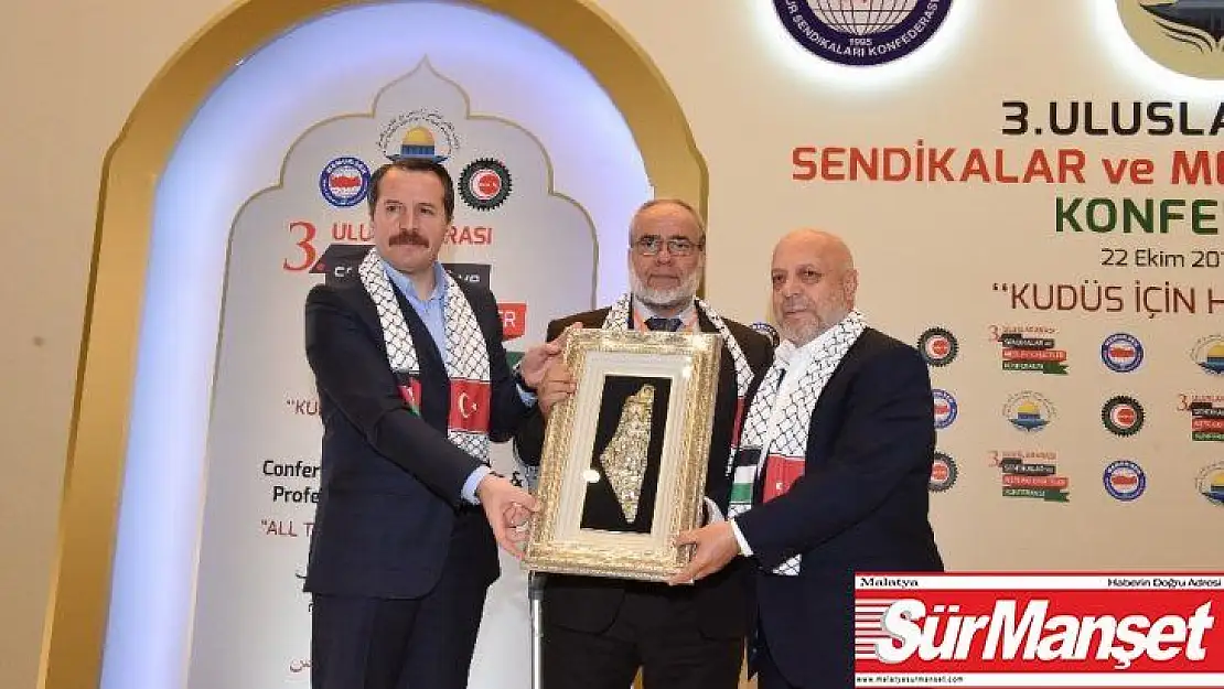 Memur-Sen Genel Başkanı Yalçın: 'Filistin, emperyalist kurgulara direnme iradesidir. Emperyalizm, şiddetten beslenir ve şiddeti besler'