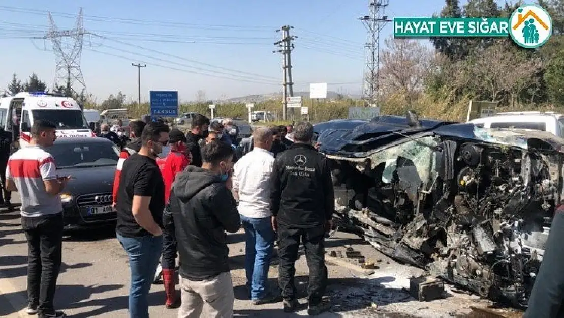 Mersin'de zincirleme kaza: 4 yaralı