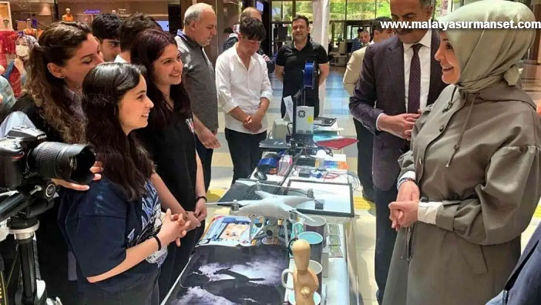 Meslek lisesi öğrencilerinin projeleri görücüye çıktı