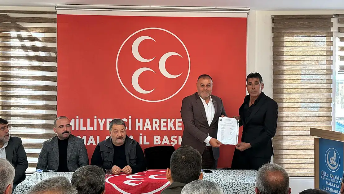 MHP Akçadağ İlçe Başkanlığına Sami İlhan Atandı