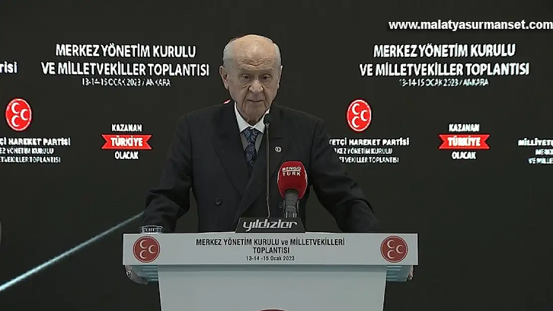 MHP lideri Bahçeli'den Altılı Masa'ya çağrı: Cumhurbaşkanımız Erdoğan'ın etrafında tek yumruk olalım