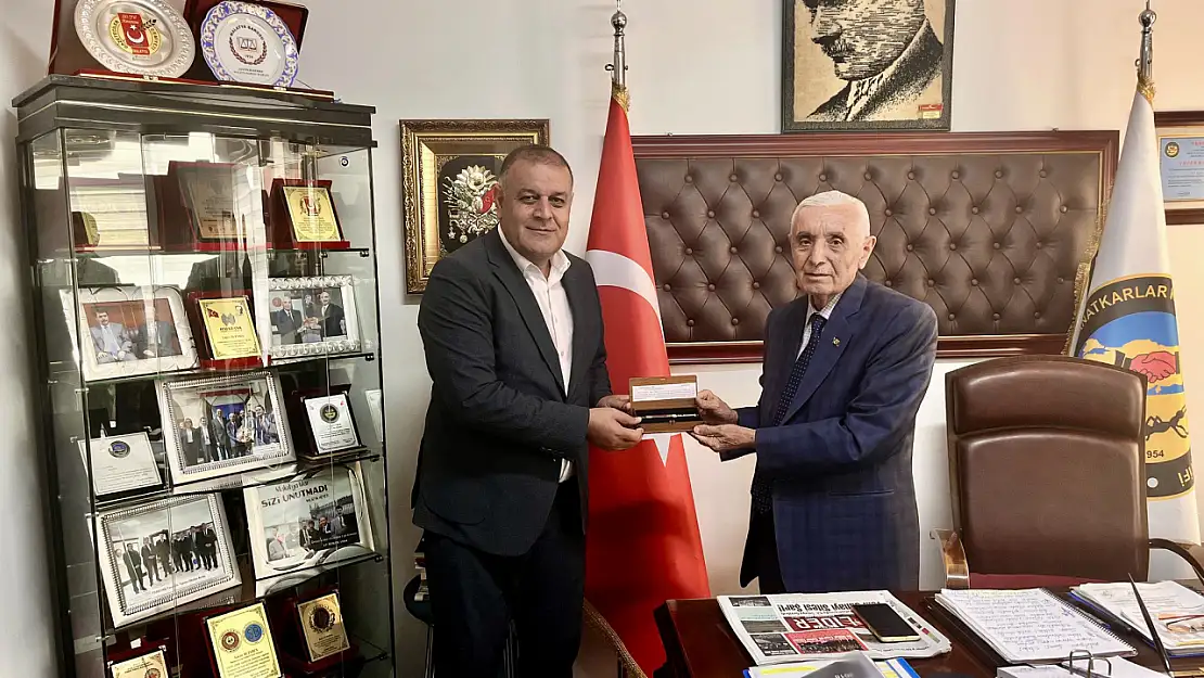 MHP İl Başkanı Gökhan Gök'ten Esnaf Kefalet Başkanı Ali Evren'e Ziyaret