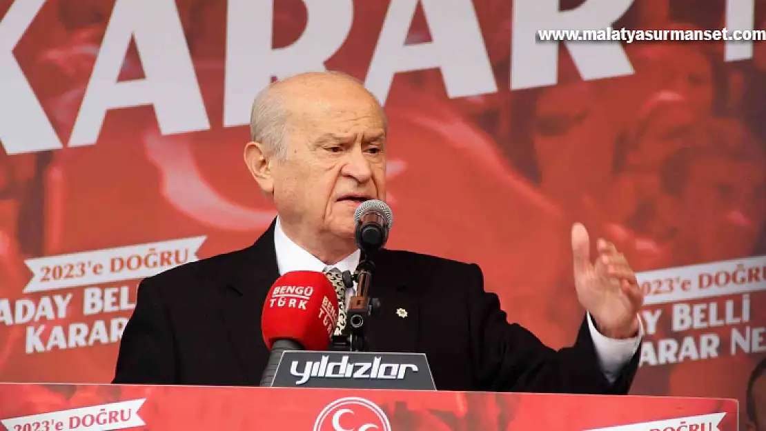 MHP Lideri Bahçeli Türkiye enerjinin ağırlık merkezine konuşlanmak üzeredir