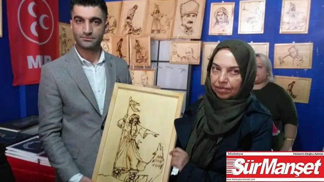 MHP Malatya İl Kadın Kolları sergi düzenledi