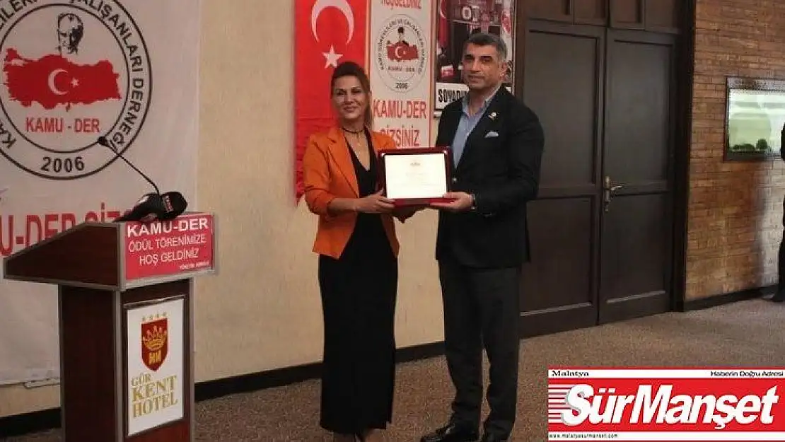 Milletvekili Erol'a 'Yılın Milletvekili' ödülü