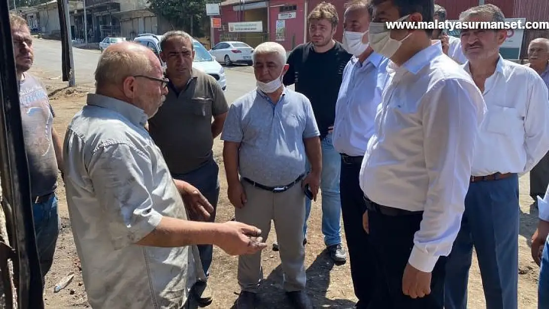 Milletvekili Tutdere, demirciler çarşısı esnafıyla bir araya geldi