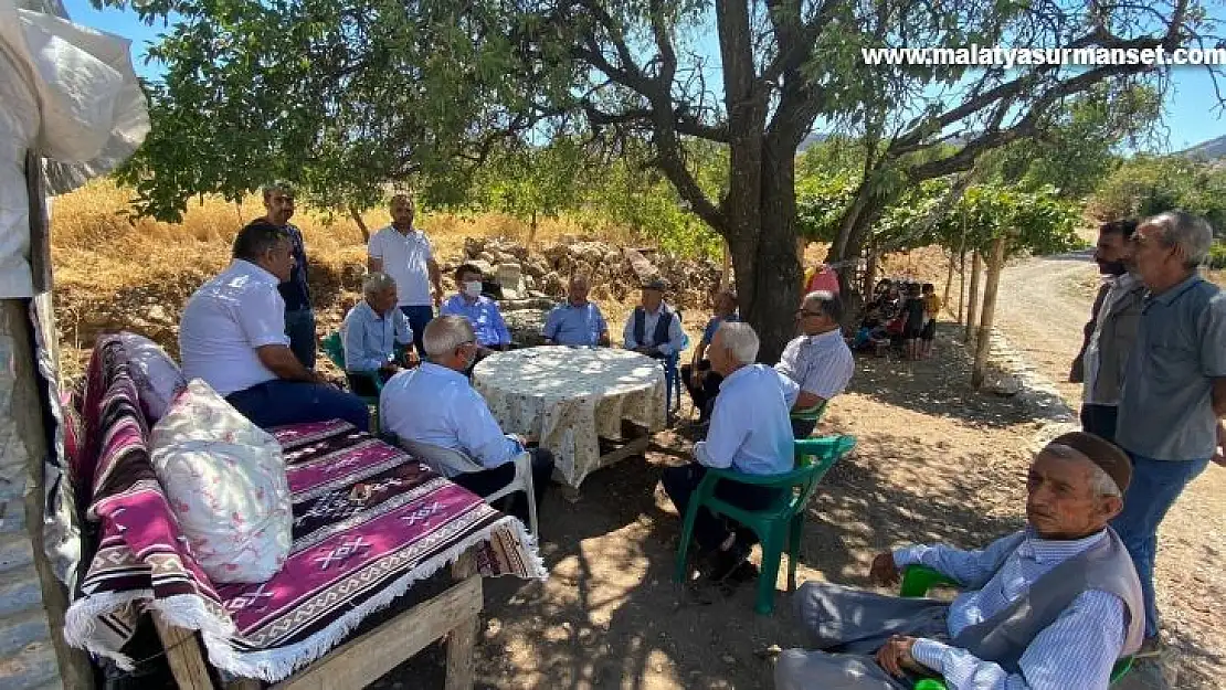 Milletvekili Tutdere, Gerger'de köyleri gezdi