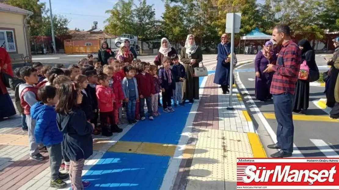 Minikler Trafik Eğitim Parkını gezdi